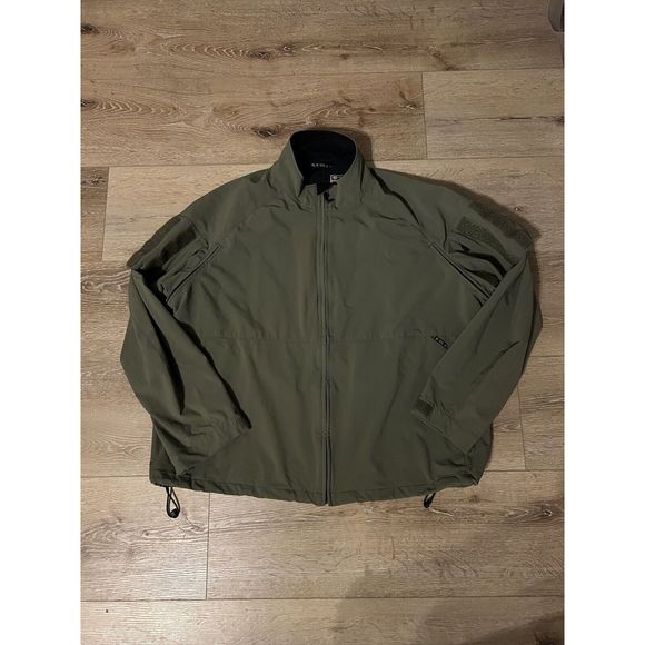 Crye Precision Fieldshell Mens Green Full Zip Jacket Size 2X APR-FH1 - Picture 1 of 3